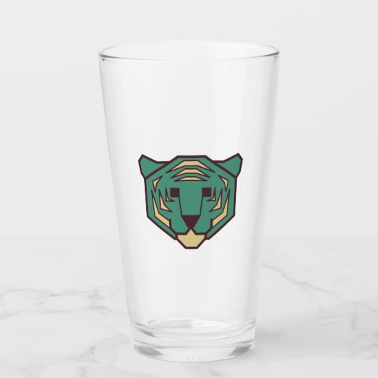 Blauwe tijger glas (Voorkant)