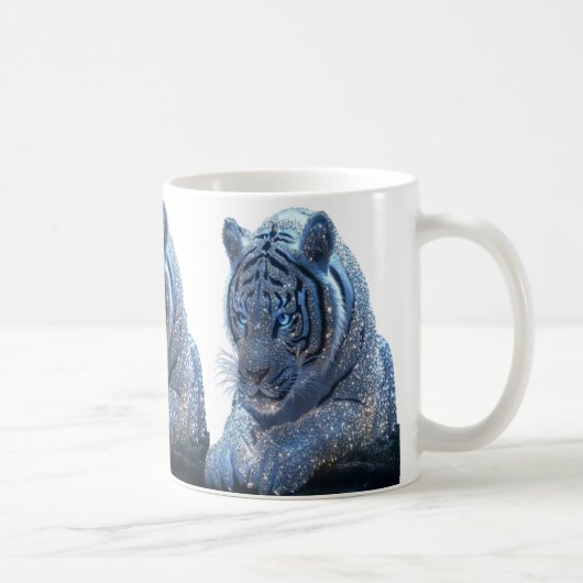 blauwe tijger mok (Rechts)