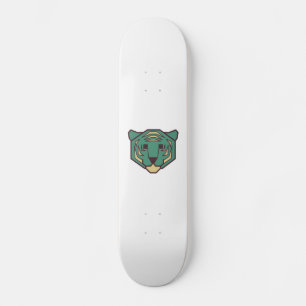 Blauwe tijger persoonlijk skateboard