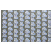 Blauwe tijger stof (Fat Quarter)