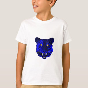 Blauwe tijger t-shirt