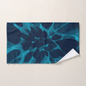 Blauwe tinkleurstof bad handdoek (Handdoek)