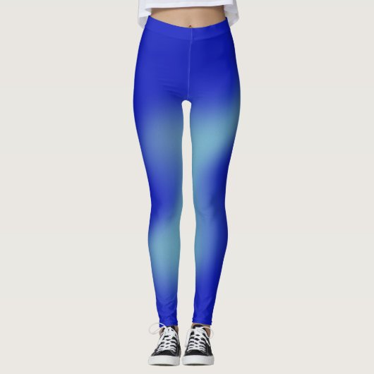 Blauwe tint leggings (Voorkant)