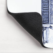 blauwe tint muismat (Hoek)