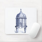 blauwe tint muismat (Met muis)