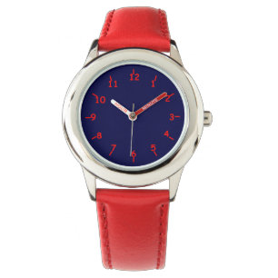 Blauwe tint rood ook horloge