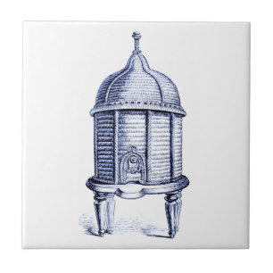  blauwe tint tegeltje