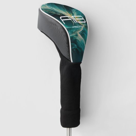 Blauwe tinten: Ocean Dreams  Golfheadcover (Schuin)