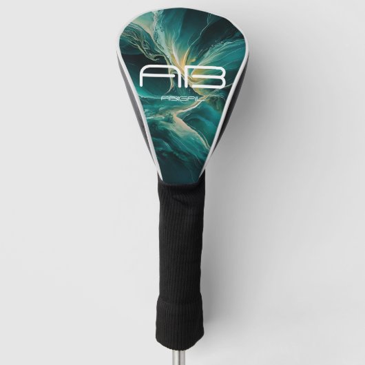 Blauwe tinten: Ocean Dreams  Golfheadcover (Voorkant)