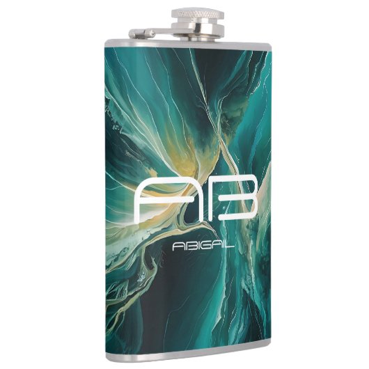 Blauwe tinten: Ocean Dreams Heupfles (Rechts)