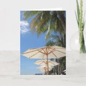 blauwe tinten terugtrekken kaart (Voorkant)