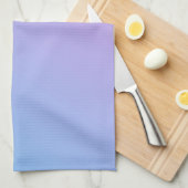 Blauwe tinten voor lavender Dish Towel Theedoek (Quarter Fold)