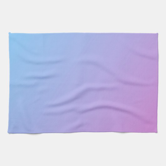 Blauwe tinten voor lavender Dish Towel Theedoek (Horizontaal)
