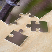 Blauwe tit met vingerbeweging puzzel (Zijkant)