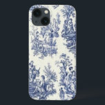 Blauwe  toile iPhone 13 hoesje<br><div class="desc">Blauwe  toile op unieke geschenken zoals wiegende kussens,  muizenkussens,  keukenhanddoeken,  tuinen/keukentegels,  telefoondozen en nog veel meer.</div>