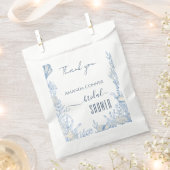 Blauwe toile oceaanthema bruidsfeest cadeautasjes bedankzakje (Geknipt)