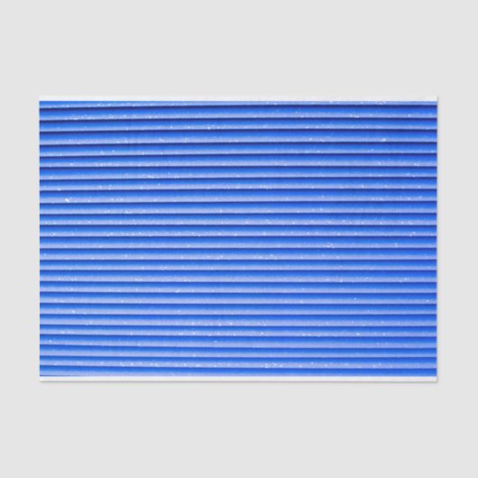 Blauwe tonen geometrische strepen tissuepapier (Voorkant)