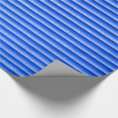 Blauwe tonerstrips cadeaupapier (Hoek)