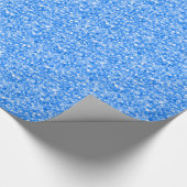 Blauwe tongen, glitter en sparken cadeaupapier (Hoek)