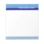 Blauwe tongen notitieblok (Voorkant)