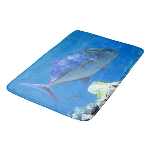 Blauwe tonijn badmat (Gekanteld)