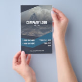 Blauwe tonnen  5,5-inch x8.5-inch brochure (Hand)