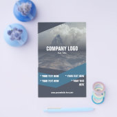 Blauwe tonnen  5,5-inch x8.5-inch brochure (Enkel)