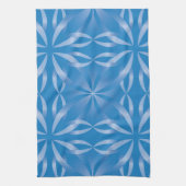 blauwe topaas patroon theedoek (Verticaal)