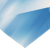 Blauwe topaas tafelkleed (Gekanteld)