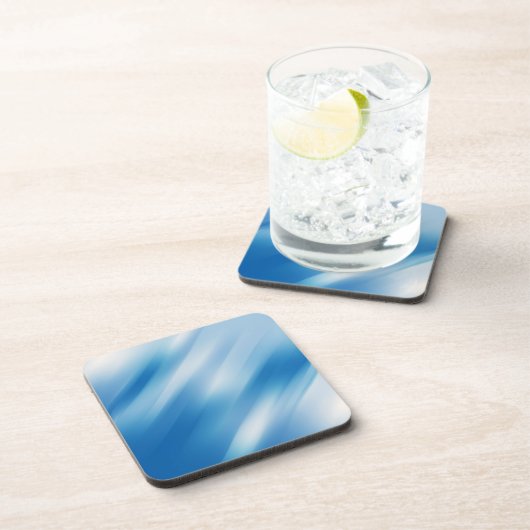 Blauwe topaz bier onderzetter (Rechterzijde)