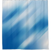 Blauwe topaz douchegordijn (Voorkant)