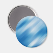 Blauwe topaz magneet (Voorkant / Achterkant)