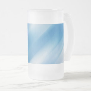 Blauwe topaz matglas bierpul