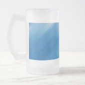 Blauwe topaz matglas bierpul (Links)