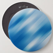 Blauwe topaz ronde button 6,0 cm (Voorkant /achterkant)
