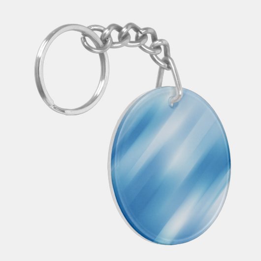 Blauwe topaz sleutelhanger (Voorkant Links)