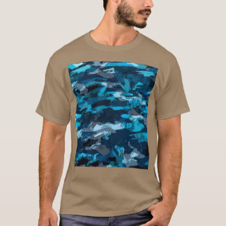 BLAUWE TORN CAMOUFLAGE T-SHIRT
