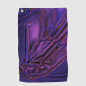 Blauwe tot paarse flauwte textuur en digitale kras golfhanddoek (Voorkant)