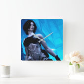 Blauwe Toxin wandklok (Huis)