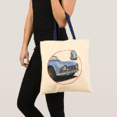 Blauwe TR4 Tote Bag (Voorkant (product))