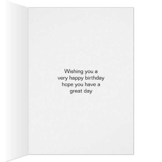 Blauwe tractor ontwerp gepersonaliseerde verjaarda (Binnen (Rechts))