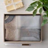 Blauwe tractorschuur en veldontkoppeling tissuepapier (Geschenk)