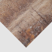 Blauwe tractorschuur en veldontkoppeling tissuepapier (Detail)