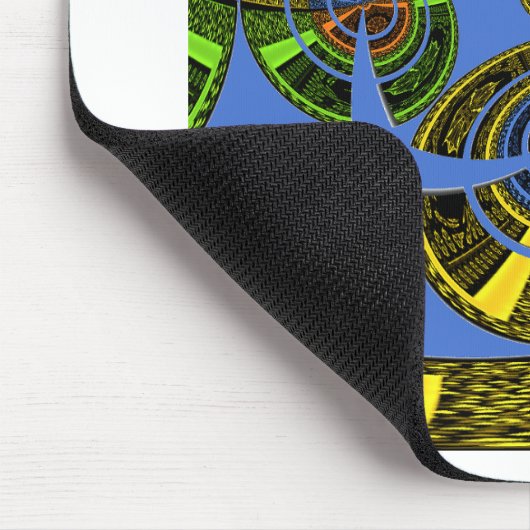 Blauwe traditie muismat (Hoek)