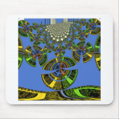 Blauwe traditie muismat (Voorkant)