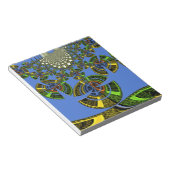 Blauwe traditie notitieblok (Schuin)