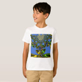 Blauwe traditie t-shirt (Voorkant volledig)
