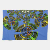 Blauwe traditie theedoek (Horizontaal)