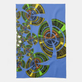 Blauwe traditie theedoek (Verticaal)