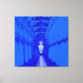 Blauwe Trance Canvas Afdruk (Voorkant)